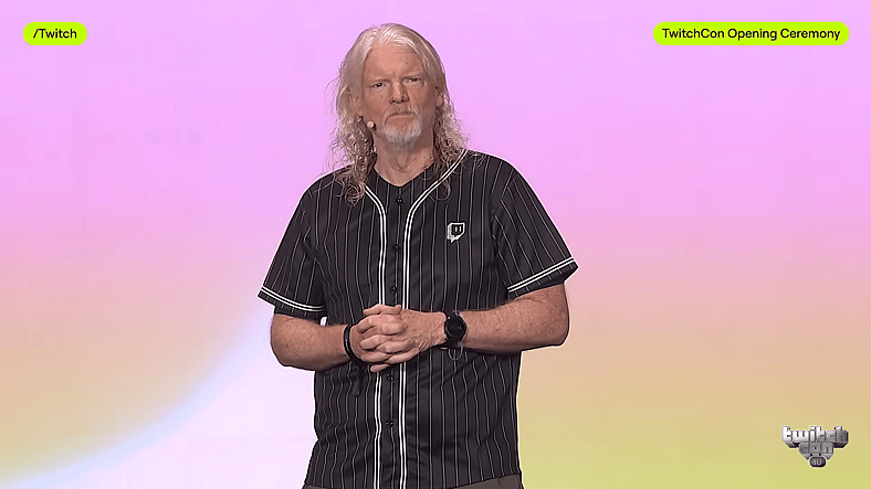 Dan Clancy at the opening ceremony for TwitchCon 2025 via YouTube