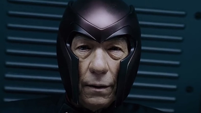 Magneto (Sir Ian McKellen) frees the brotherhood of mutants from an armored truck in X-Men: The Last Stand, 2006, 20th Century Fox