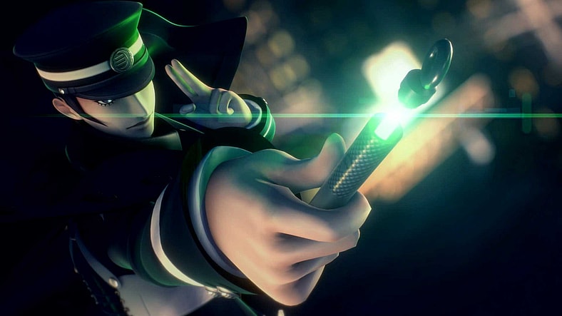 Raidou Kuzunoha XIV (Tomokazu Sugita) readies a Kuda in Raidou Remastered: The Mystery of the Soulless Army (2025), Atlus
