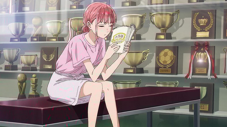 Hina (Akari Kito) is hard at work rehearsing for 'Snow White' in Blue Box Season 1 Episode 16 "Unfair Woman" (2025), TMS Entertainment