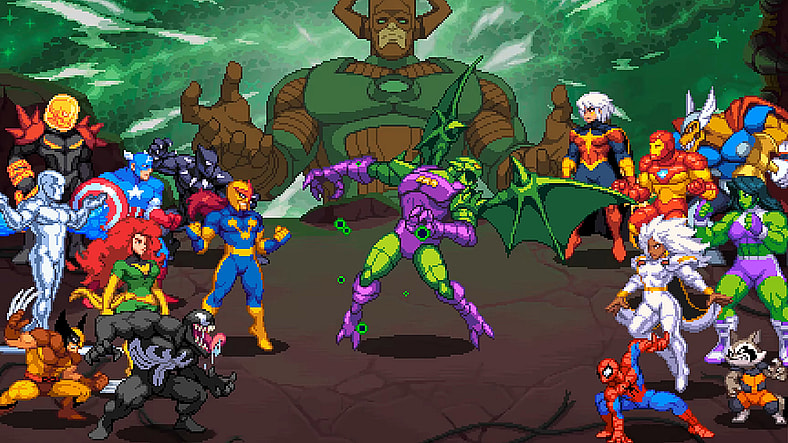 Galactus renders punishment upon Annihilus for his attempted invasion of Earth-616 in Marvel Cosmic Invasion (2025), Tribute Games