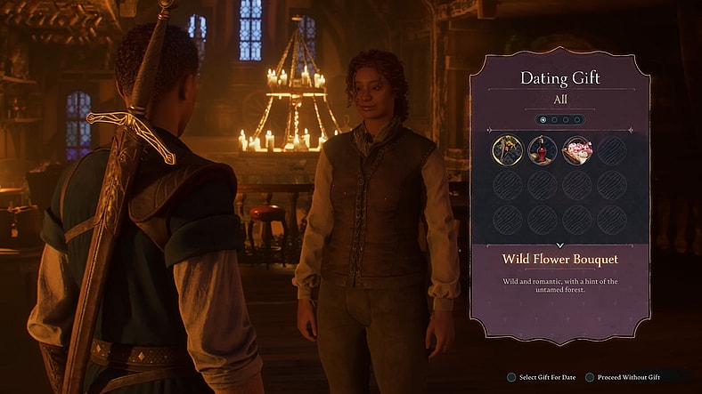 The player tries their luck at romance in Fable (2026), Playground Games/Microsoft Studios