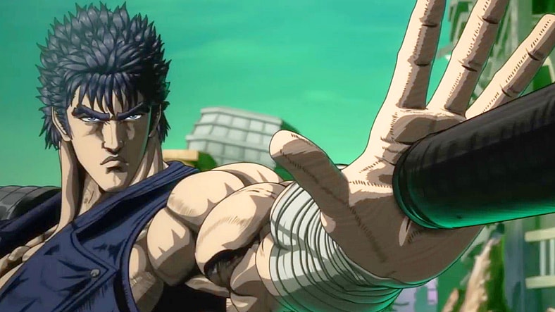 Kenshiro (Shunsuke Takeuchi) blocks an incoming pipe in Fist of the North Star: Hokuto no Ken (2026), TMS Entertainment