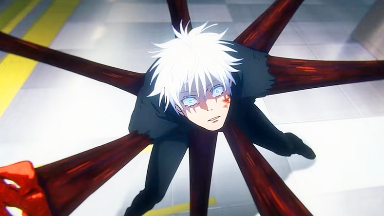 Gojo Satoru (Yuichi Nakamura/Kaiji Tang) is sealed away in the Prison Realm in Jujutsu Kaisen: Execution (2025), MAPPA