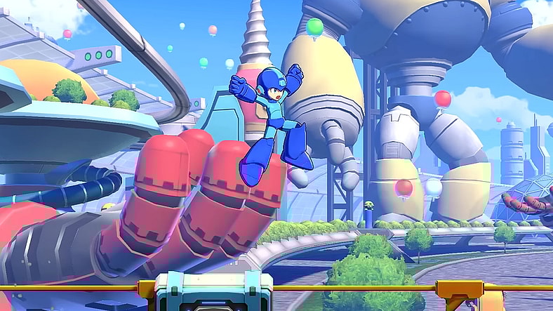 The titular hero (TBA) strikes a classic pose in Mega Man: Dual Override (2027), Capcom (The Game Awards Trailer)