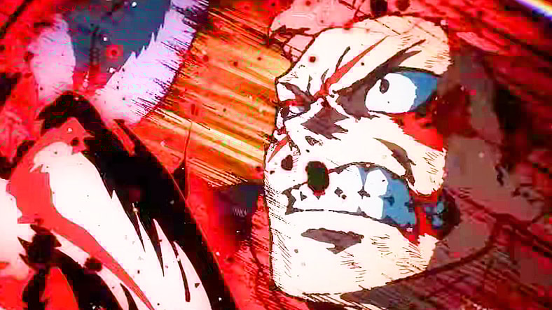 Yuji Itadori (Junya Enoki/Adam McArthur) embraces his rage in Jujutsu Kaisen: Execution (2025), MAPPA