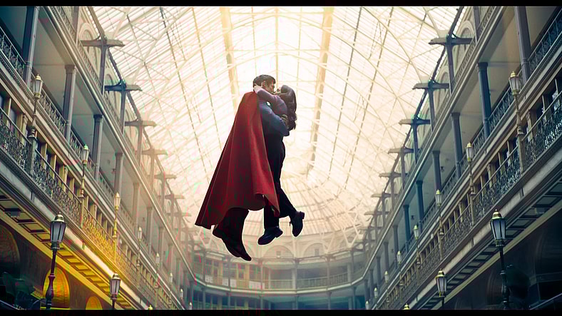 Superman (David Corenswet) loves Lois Lane (Rachel Brosnahan) in Superman (2025), DC Studios