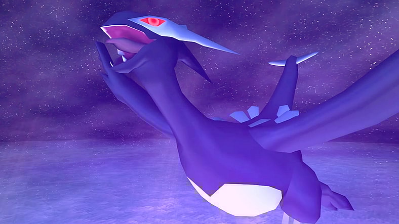 Shadow Lugia (N/A) attacks the S.S. Libra in Pokémon XD: Gale of Darkness (2005), Nintendo