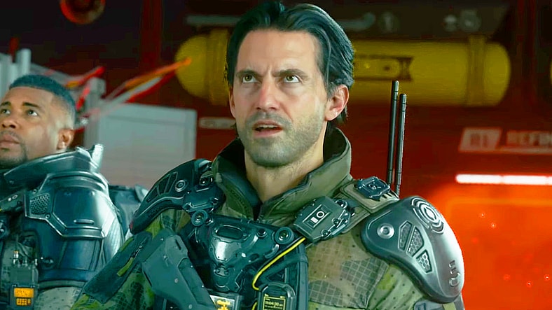 Mason (Milo Ventimiglia) demands that Kagan (Kiernan Shipka) stands down in Call of Duty: Black Ops 7 (2025), Activision Blizzard