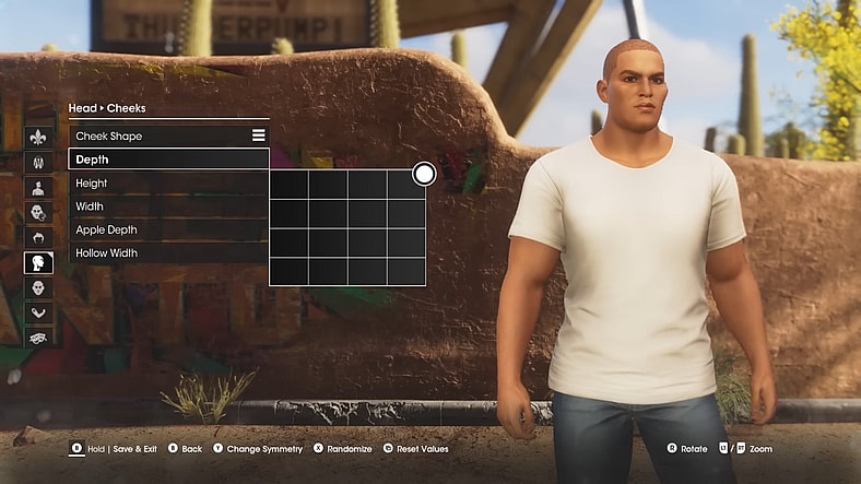 Character customization in the vertical slice in Saints Row (Unreleased Alpha Build), Deep Silver Volition