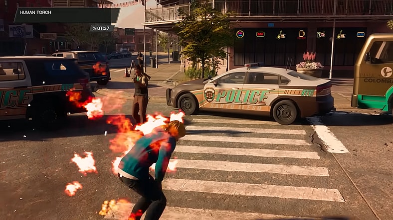Human Torch activity returns in the vertical slice in Saints Row (Unreleased Alpha Build), Deep Silver Volition