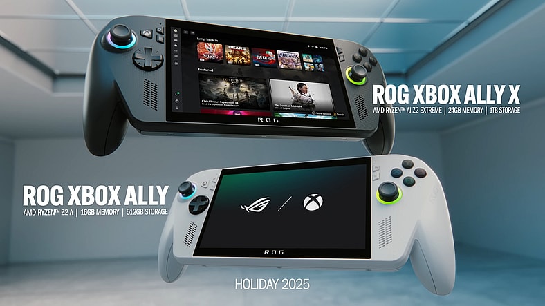 The ROG Xbox Ally and ROG Xbox Ally X handhelds make their debut at the Xbox Games Showcase (2025), Microsoft