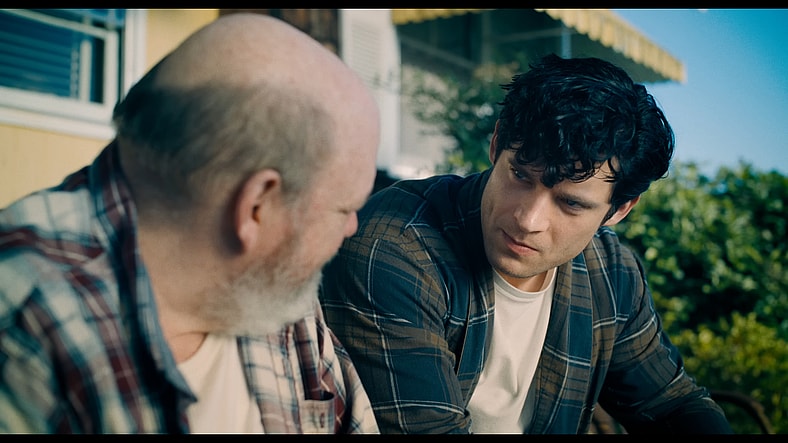 Clark (David Corenswet) receives a life lesson from Jonathan Kent (Pruitt Taylor Vince) in Superman (2025), DC Studios