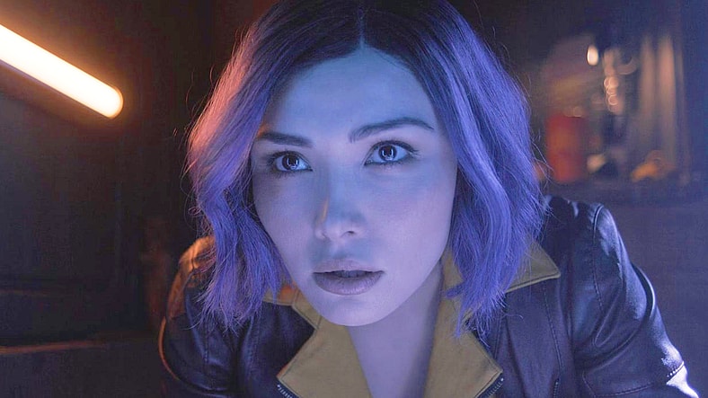 Faye (Daniella Pineda) learns of Kimmie's (Molly Moriarty) kidnapping in Cowboy Bebop Season 1 Episode 10 "Supernova Symphony" (2021), Netflix
