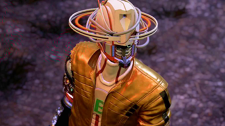 Romeo Stargazer (Antony Del Rio) is ready to mete out justice in Romeo Is a Dead Man (2025), Grasshopper Manufacture