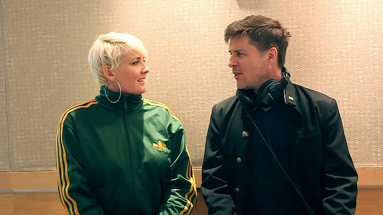 Erin Fitzgerald and Yuri Lowenthal give a behind-the-scenes look at their time recording Chie and Yosuke's lines for Persona Q: Shadow of the Labyrinth (2014), Atlus