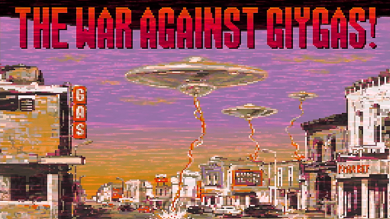 The War Against Giygas has begun in EarthBound (1994), Nintendo
