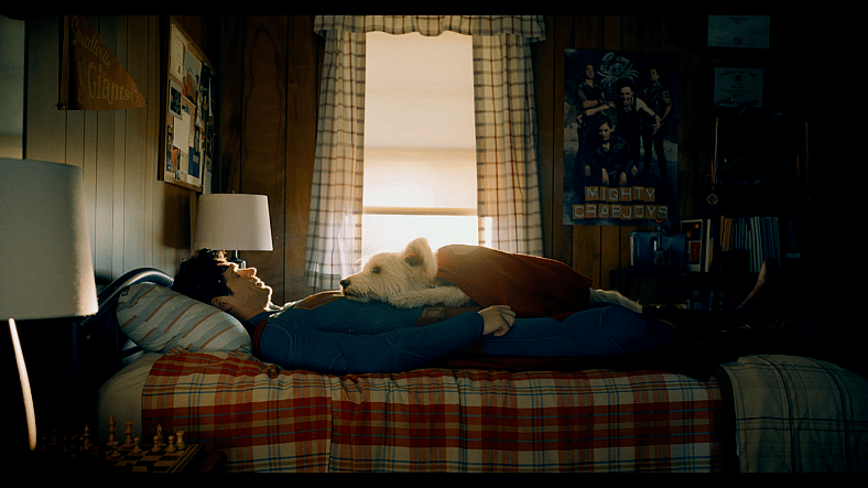 Superman (David Corenswet) and Krypto take a day off in Superman (2025), DC Studios