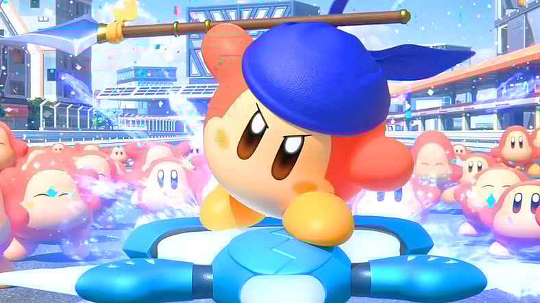 Banadana Dee (N/A) sets out to prove his mettle in Kirby Air Riders (2025), Nintendo