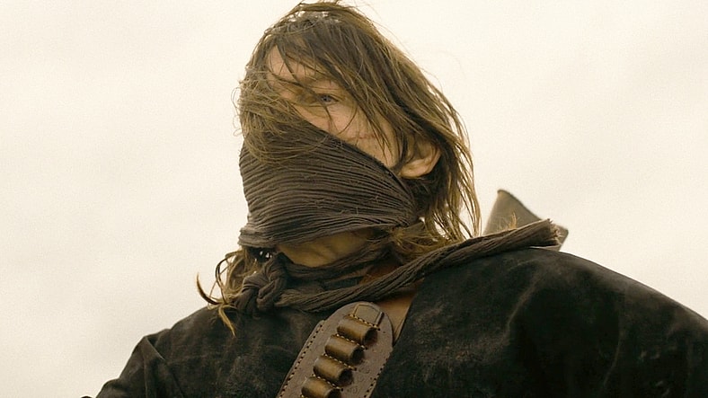 Daryl (Norman Reedus) prepares for a showdown with Quique (Álvaro Gomez Cerezo) in The Walking Dead: Daryl Dixon Season 3 Episode 5 "Limbo" (2025), AMC