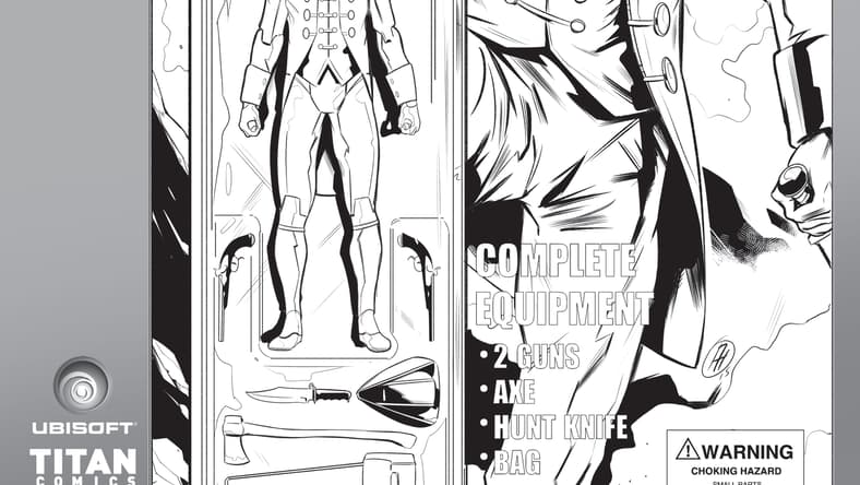 Larry's Comics Black & White Variant by Angel Hernandez