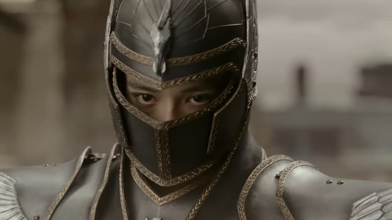 Seiya (Mackenyu) armors up for the first time in Knights of the Zodiac (2023), Toei Animation via YouTube
