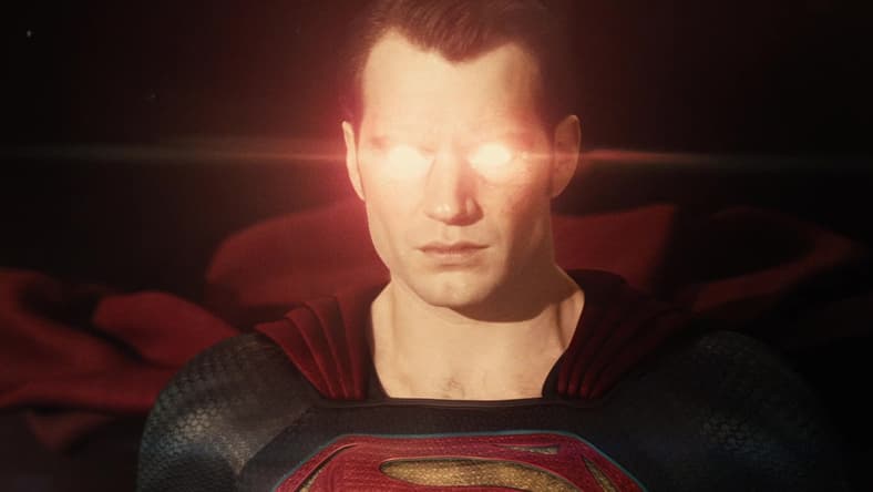 Superman (Henry Cavill) super charges himself with the power of the Sun in Batman v Superman: Dawn of Justice (2016), Warner Bros. Entertainment via Blu-ray