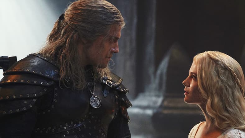 Geralt (Henry Cavill) confronts Ciri (Freya Allan) in The Witcher Season 2 Episode 8 "Family" (2021) via Netflix