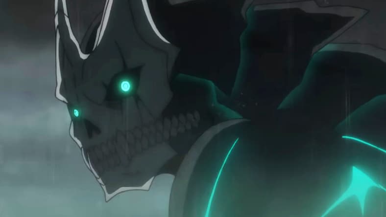 The titular hero makes his monstrous debut in the second teaser trailer for Kaiju No. 8 (2023) Production IG via Youtube