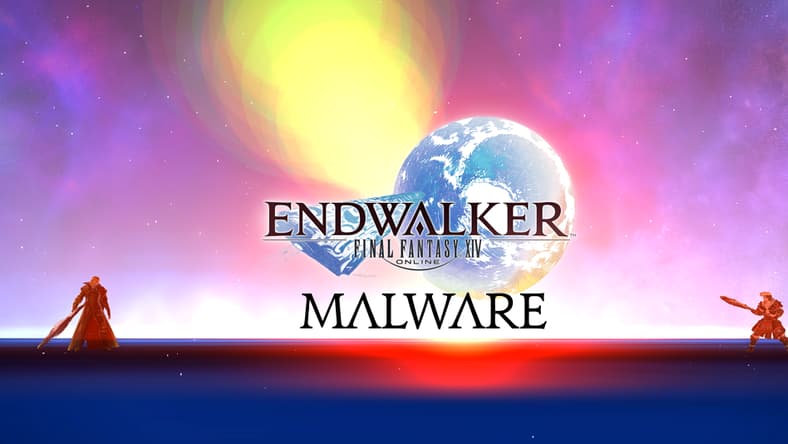 My own screenshot from in game with an added logo and "Malware" text.