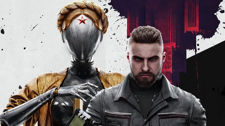 Alekseyevich Nechaev with one of the Twins standing behind him via Atomic Heart (2023), Focus Entertainment
