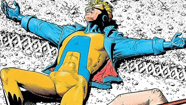 The Animal Man sprawls