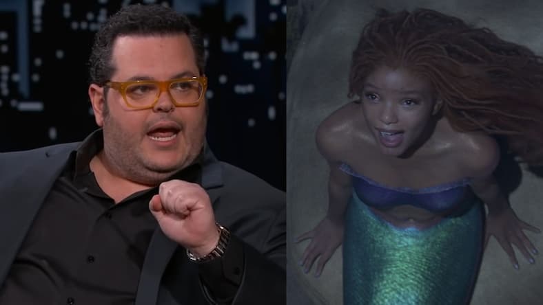 Josh Gad recalls his kids' obsession with the film 'Encanto' during an appearance on Jimmy Kimmel Live! (2022), ABC / Halle Bailey as Ariel in Disney’s live-action THE LITTLE MERMAID. Photo courtesy of Disney. © 2022 Disney Enterprises, Inc. All Rights Reserved.