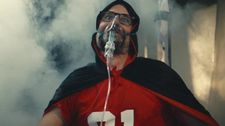 Byron Brown as Sam in Shudder's Scare Package II: Rad Chad's Revenge.