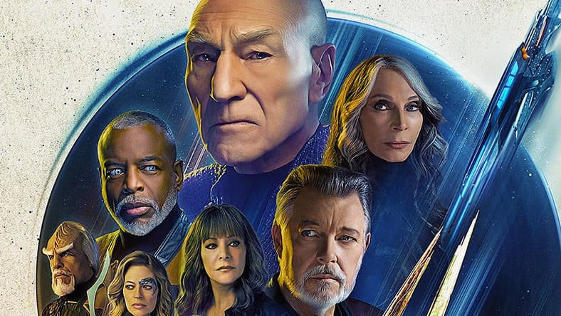 Promotional art for 'Star Trek: Picard' season 3 (2023), Paramount+