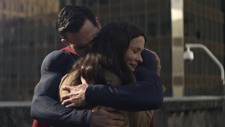 Superman (Tyler Hoechlin) finds out that Lois (Elizabeth Tulloch) has cancer in Superman and Lois Season 3 Episode 2 "Uncontrollable Forces" (2023), The CW