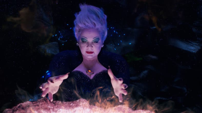 Melissa McCarthy as Ursula in Disney's live-action THE LITTLE MERMAID. Photo courtesy of Disney. © 2023 Disney Enterprises, Inc. All Rights Reserved.
