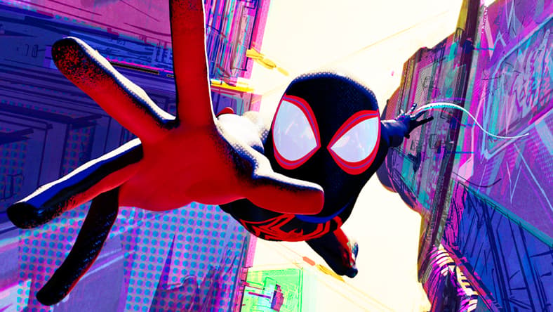 Spider-Man/Miles Morales (Shameik Moore) in Columbia Pictures and Sony Pictures Animations’ SPIDER-MAN™: ACROSS THE SPIDER-VERSE.