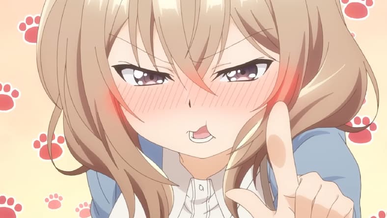Shiori Katase (Hina Tachibana) is flustered in My Tiny Senpai (2023), Project No. 9