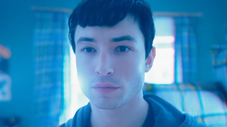 The Flash (Ezra Miller) prepares to turn back time in The Flash (2023), Warner Bros. Pictures