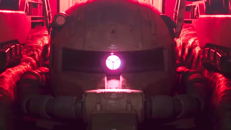 A Zaku prepares to deploy in the first teaser for Mobile Suit Gundam: Requiem for Vengeance