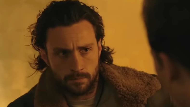 Kraven (Aaron-Taylor Johnson) reflects on his past in Kraven the Hunter (2023), Sony Pictures