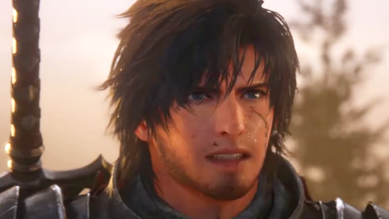 Clive Rosfield (Yuma Uchida) demands answers regarding his Eikon background in Final Fantasy XVI (2023), Square Enix