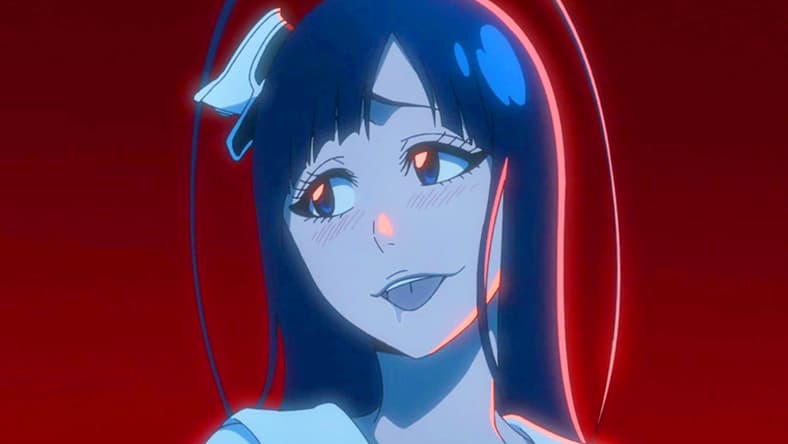 Giselle Gewelle (Nao Tōyama) remembers an exciting memory in Bleach: Thousand-Year Blood War Episode 22 "Marching Out the Zombies" (2023), Studio Pierrot