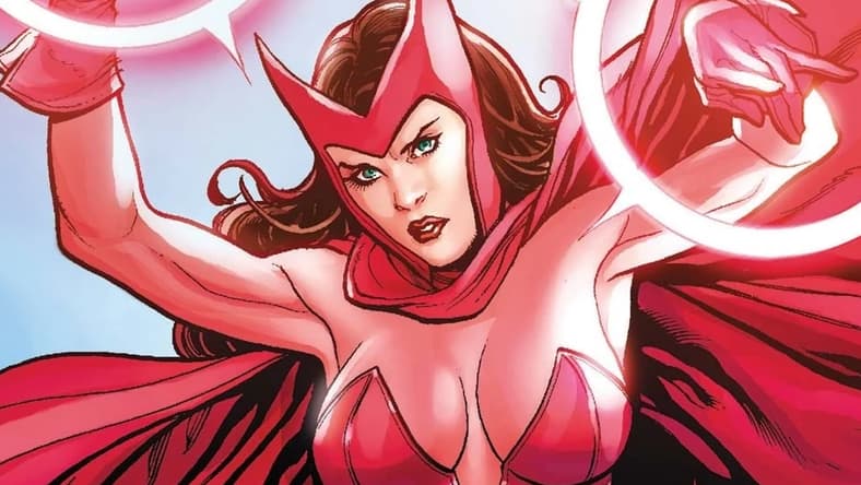 The Scarlet Witch puts an end to yet another super villain rampage in Avengers vs. X-Men Vol. 1 #0 "Prologue" (2012), Marvel Comics. Words by Brian Michael Bendis and Jason Aaron, art by Frank Cho, Jason Keith, and Chris Eliopoulos.