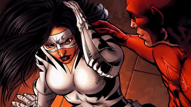 "Daredevil" reaches out to White Tiger in White Tiger Vol. 1 #5 "A Hero's Compulsion, Part V - New Powers" (2007), Marvel Comics. Words by Tamora Pierce and Timothy Liebe, art by Phil Briones, Don Hillsman, Chris Sotomayor, and Rus Wooton.