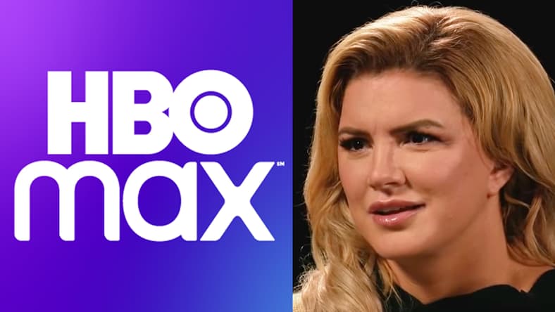 HBO Max Logo / Gina Carano stops by Real Answers and Real Drinks with Michael Knowles