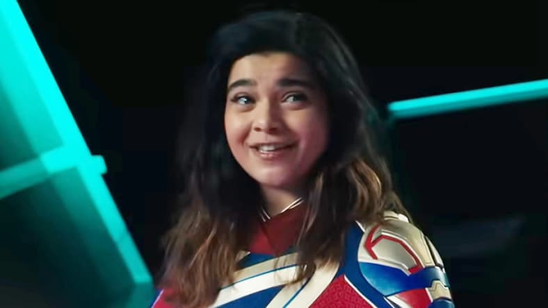 Ms. Marvel (Iman Vellani) prepares to activate the Quantum Bands in The Marvels (2023), Marvel Entertainment