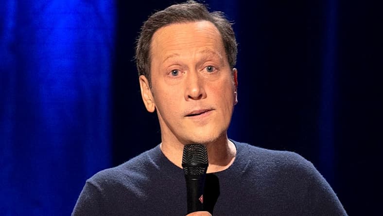 Rob Schneider: Asian Momma, Mexican Kids. Rob Schneider in Rob Schneider: Asian Momma, Mexican Kids. Cr. Scott Yamano/Netflix 2020