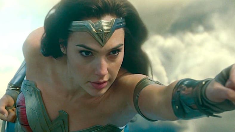 Wonder Woman (Gal Gadot) finally learns to fly in Wonder Woman 1984 (2020), Warner Bros. Pictures